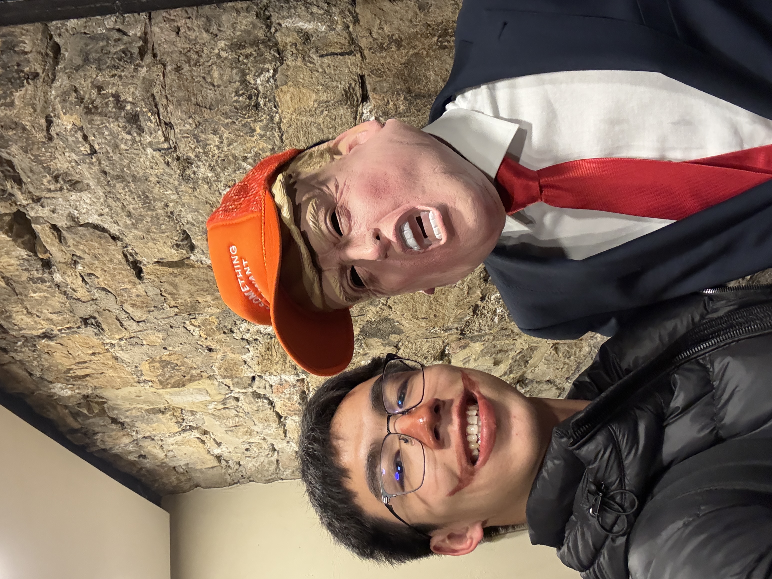 与Trump合照